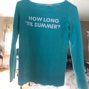 Lilly PulitzerHow Long Till Summer Sweater